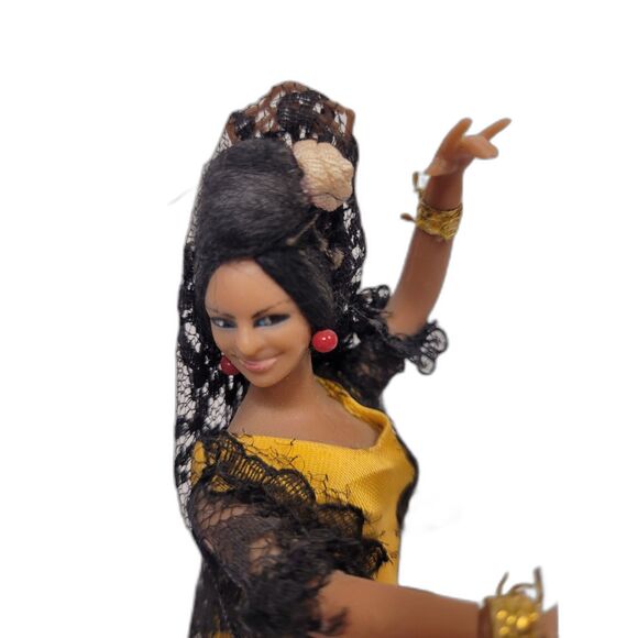 Vintage Marin Spanish Flamenco Dancer Doll Spain Global - Excellent condition - Picture 2 of 6